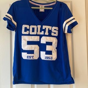 Pink Brand Indianapolis Colts sequined Jersey size M